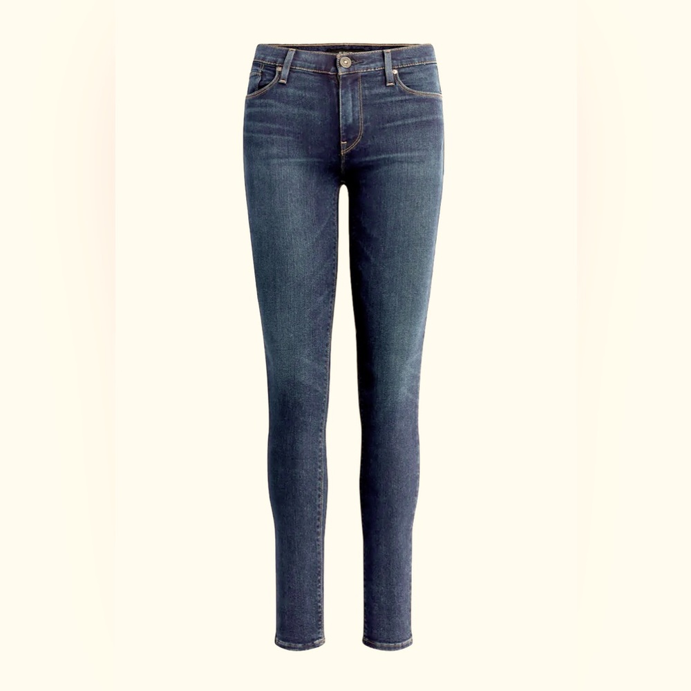 HUSDON Jeans NICO Midrise Super Skinny Stretch Soft Denim UPF Up Front Med 28